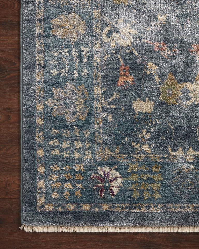 Loloi Giada GIA-06 Denim Multi Area Rug Corner