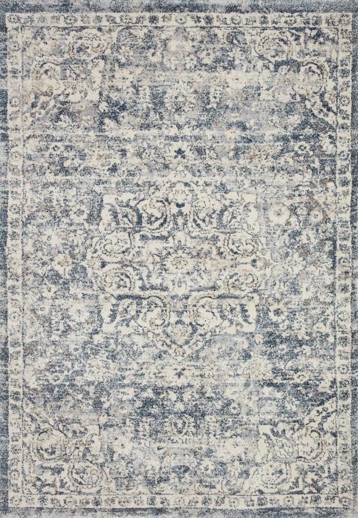 Loloi Theory THY-02 Ivory Blue Area Rug