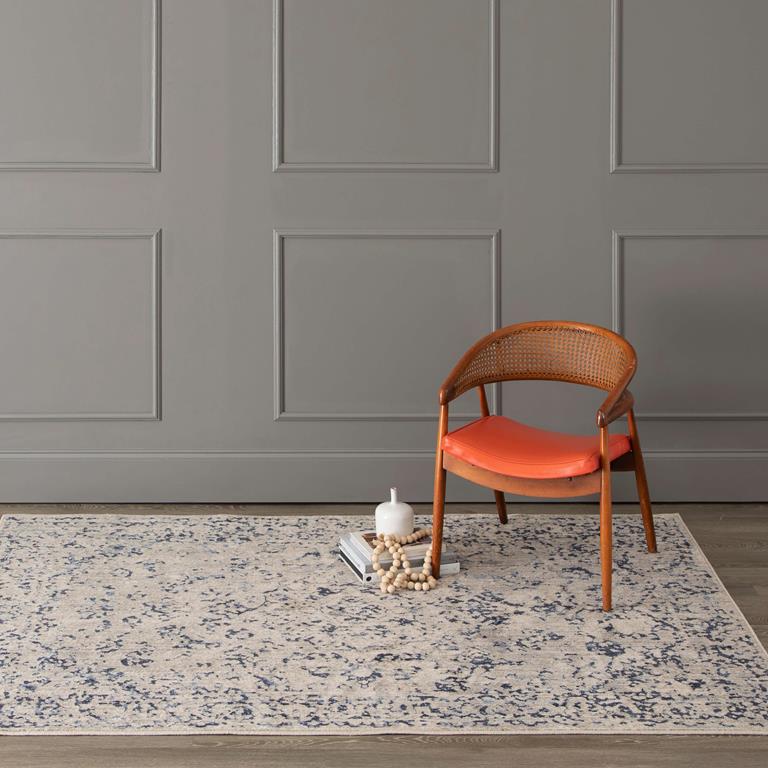 Karastan Axiom 92116-70042 Chisel Dove Area Rug Room Scene