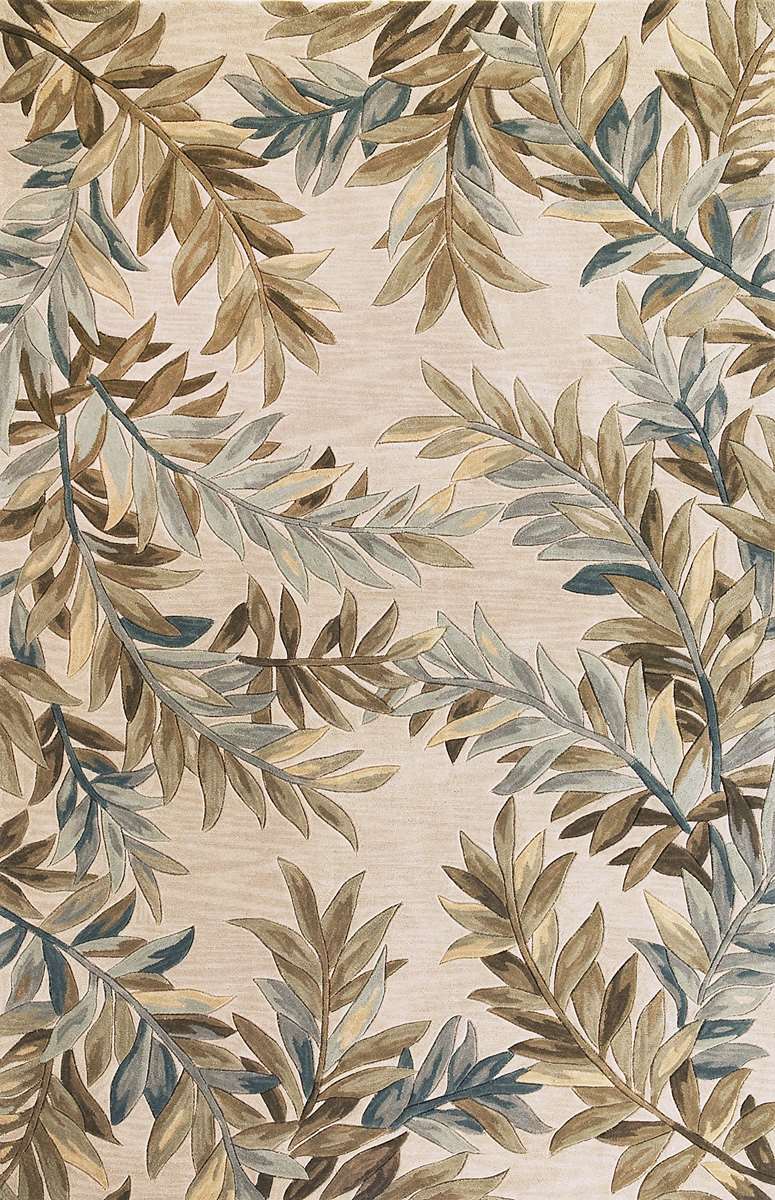 Kas Oriental Rugs Sparta 3126 Ivory Tropical Branches Area Rug