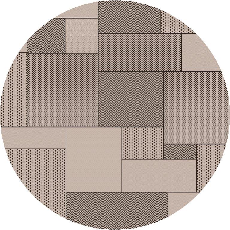 Kas Provo 5769 Grey Gates Round Area Rug