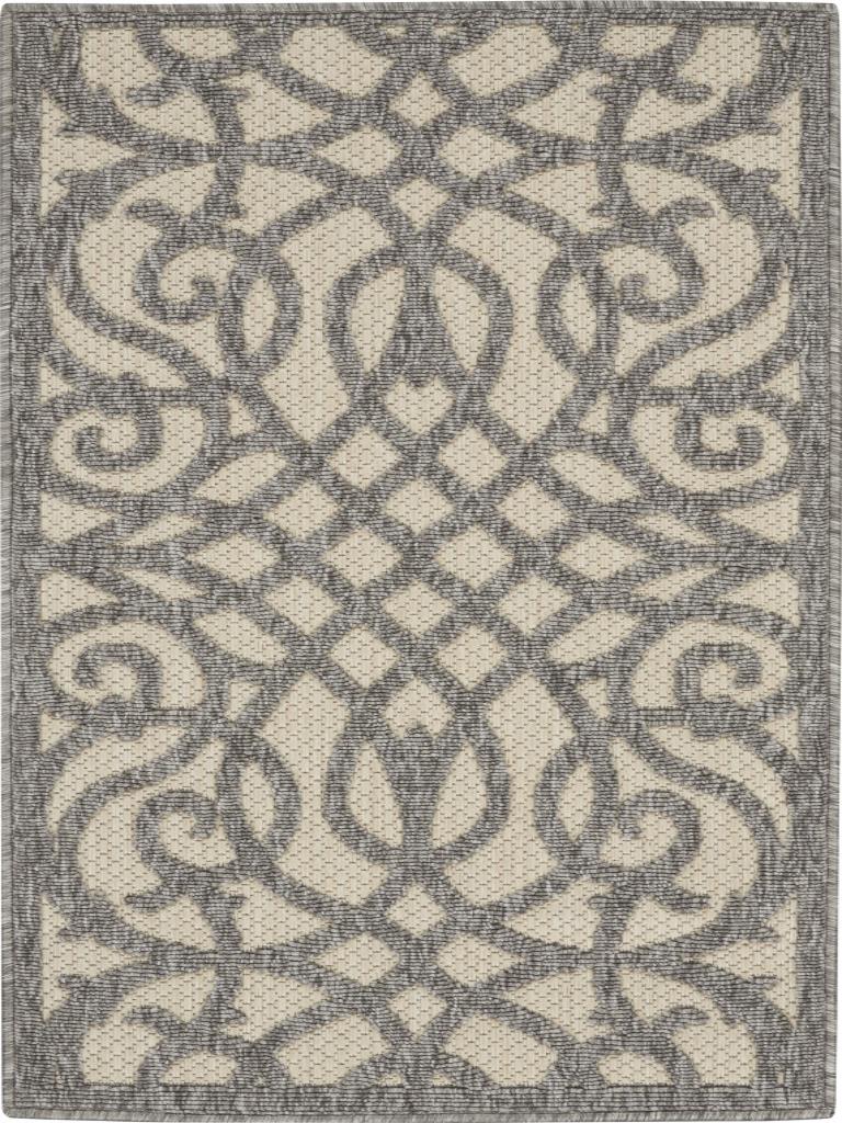 Nourison Cozumel CZM04 Cream Grey Scatter Area Rug