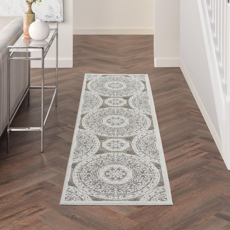 Nourison Key Largo KLG03 Taupe Runner Area Rug