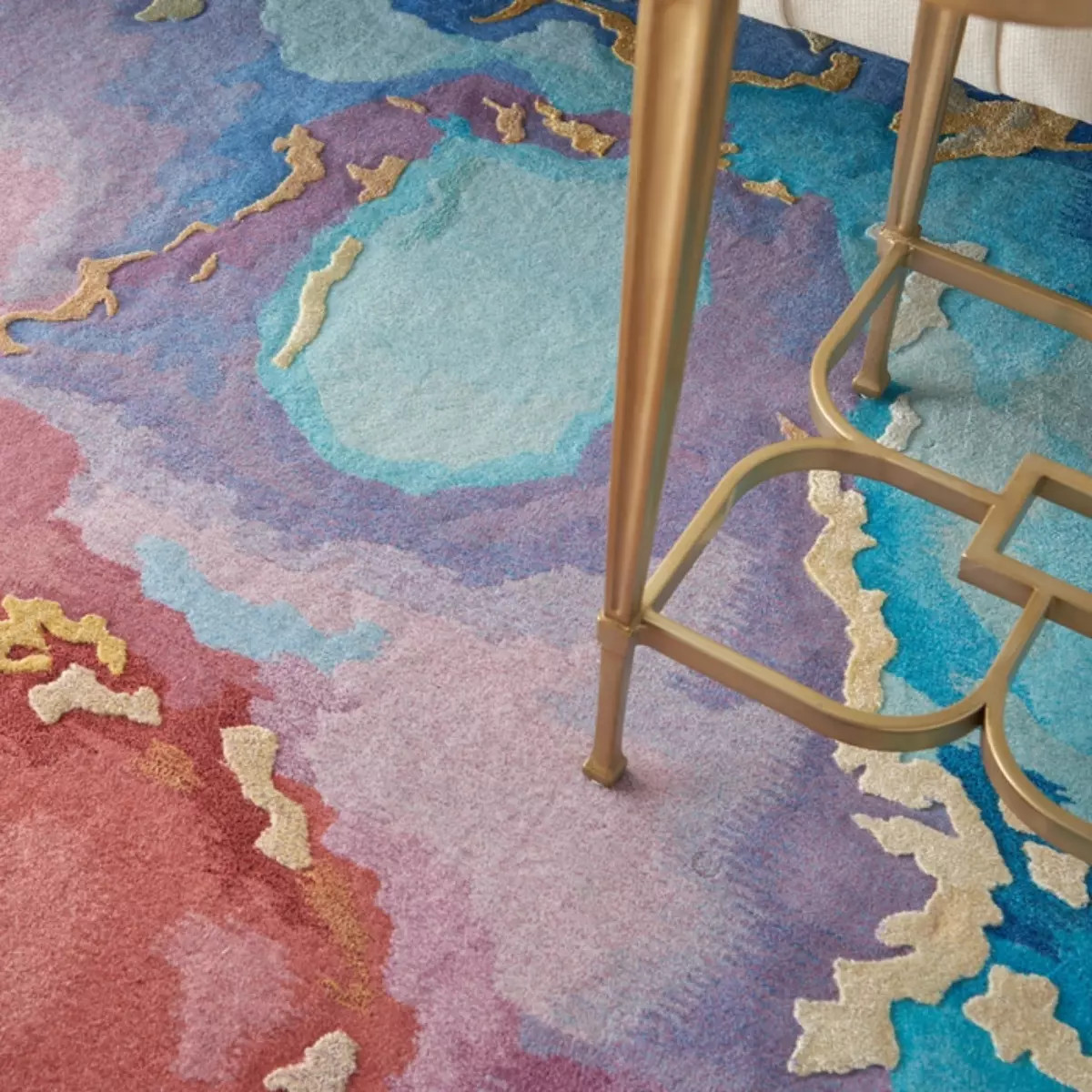 Nourison Prismatic PRS18 Multicolor Area Rug Detail