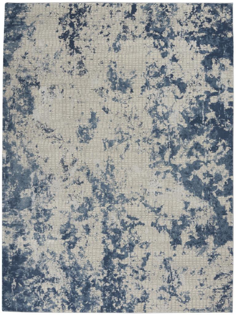 Nourison Rustic Textures RUS16 Grey Blue Area Rug