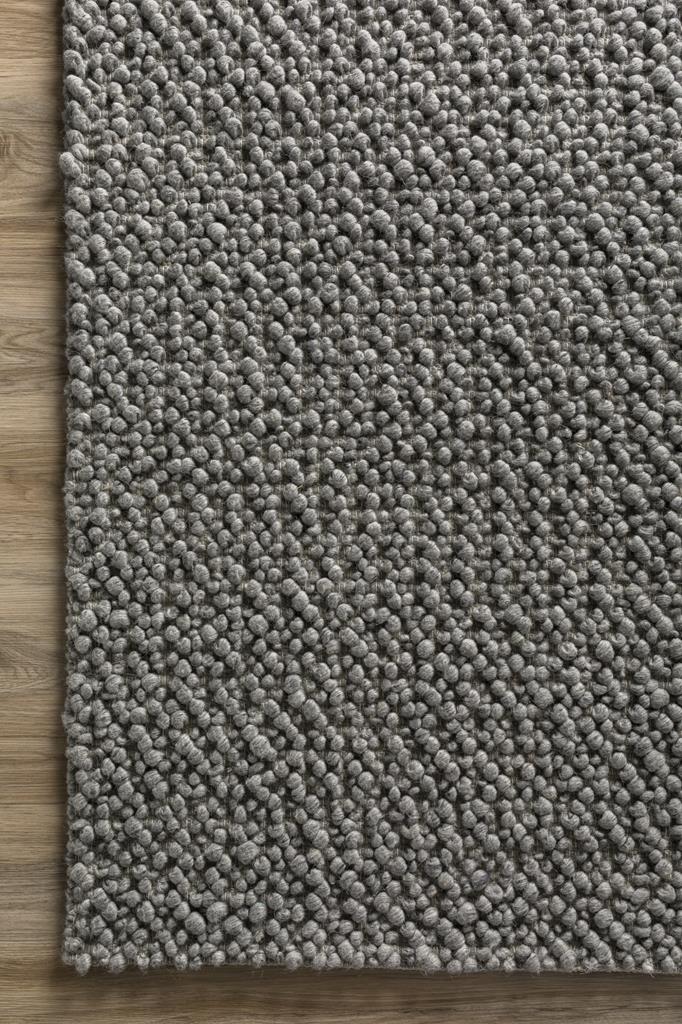 Dalyn Gorbea GR1 Pewter Area Rug Corner