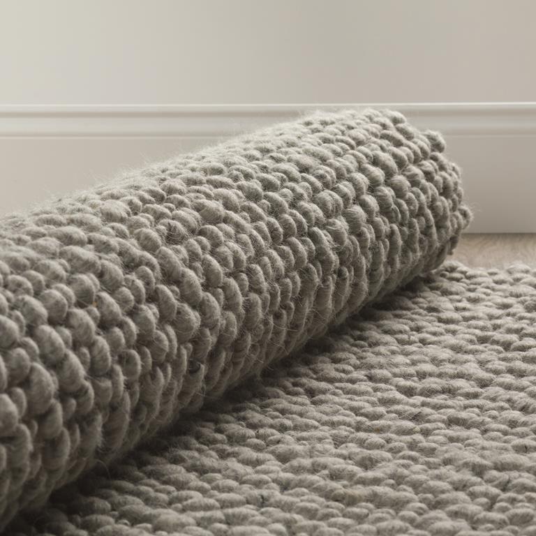 Dalyn Gorbea GR1 Silver Area Rug Roll Edge