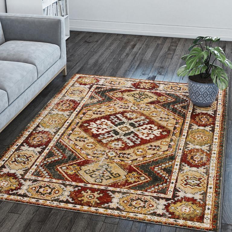 Dalyn Karma KM22 Canyon Area Rug Room Scene