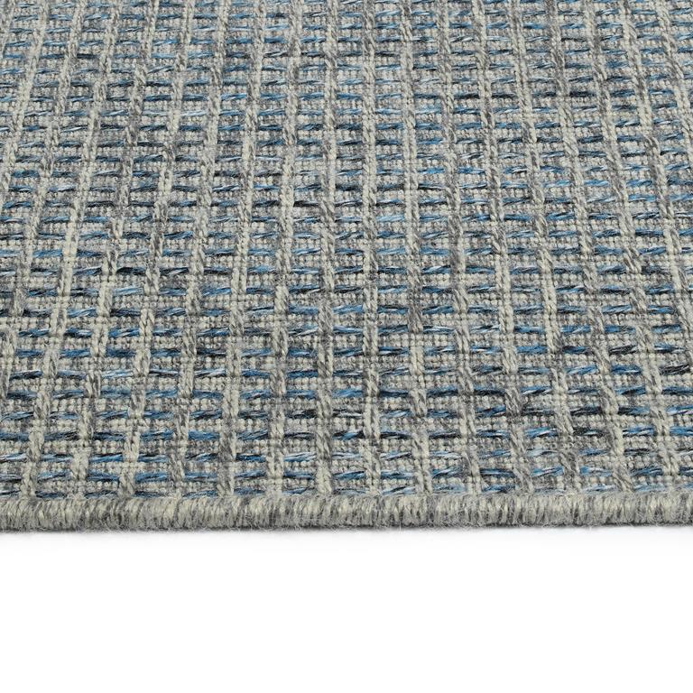 Kaleen Bacalar BAC04-17 Blue Area Rug Edge