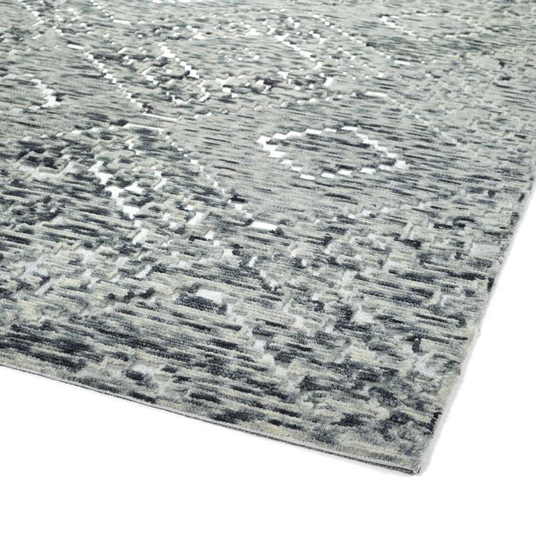 Kaleen Radiance RAD98-75 Grey Area Rug Corner