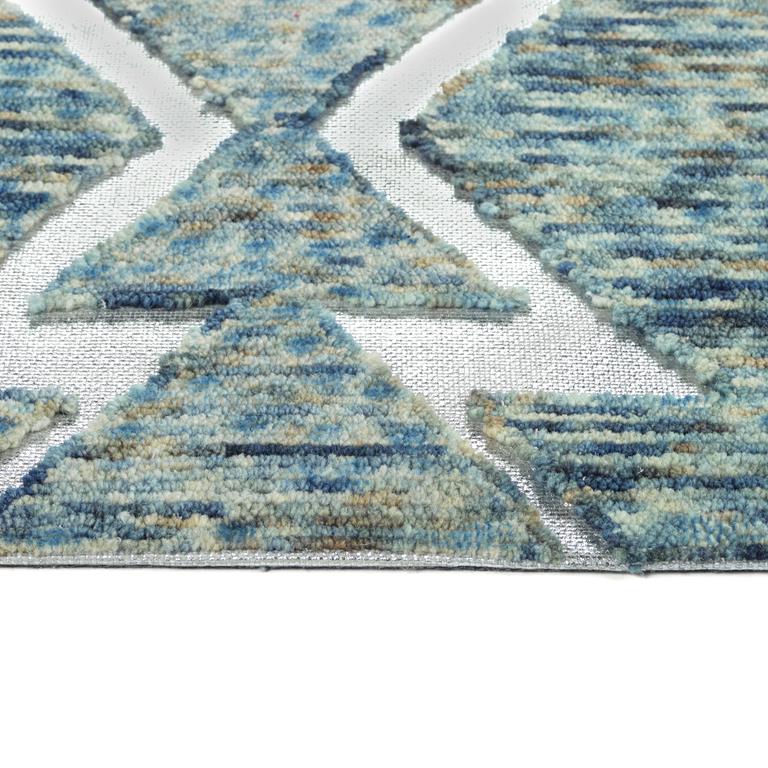 Kaleen Radiance RAD99-17 Blue Area Rug Edge