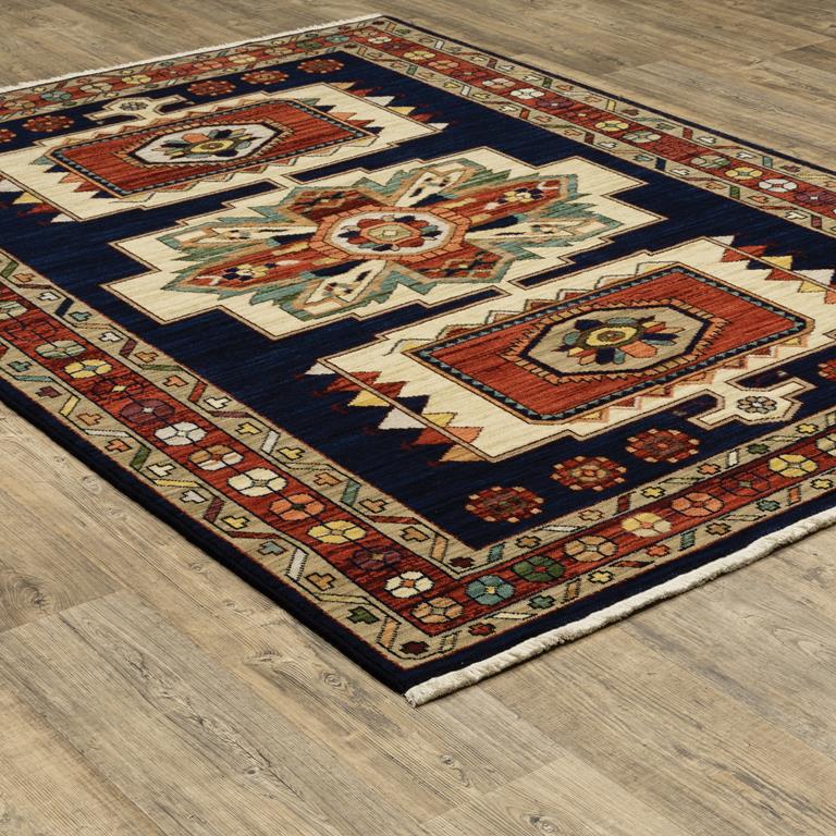 Oriental Weavers Lilihan 90B Area Rug on Angle