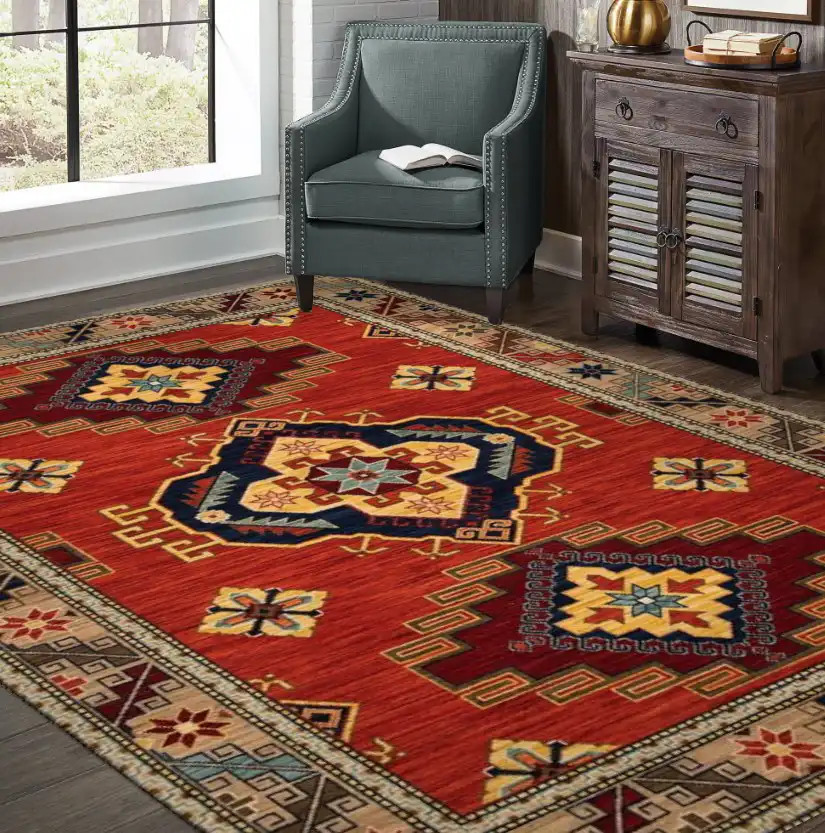 Oriental Weavers Lilihan 5504P Area Rug Room Scene