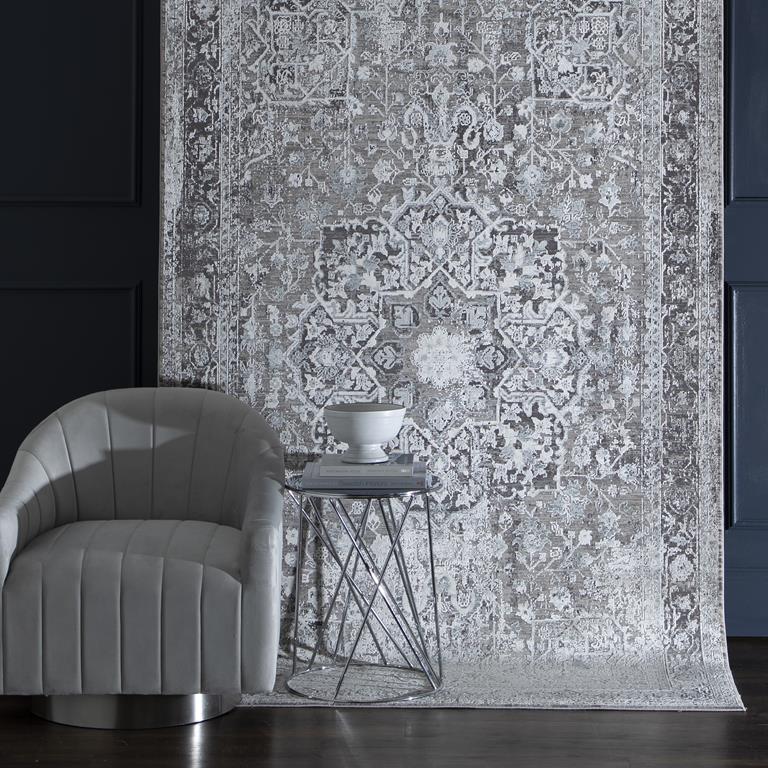 Karastan Tryst RG078-131 Verona Grey Area Rug - Carpetmart.com