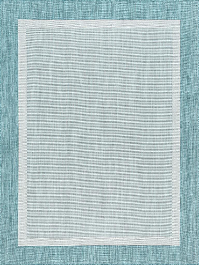 Tayse Eco Dania ECO1206 Aqua Area Rug