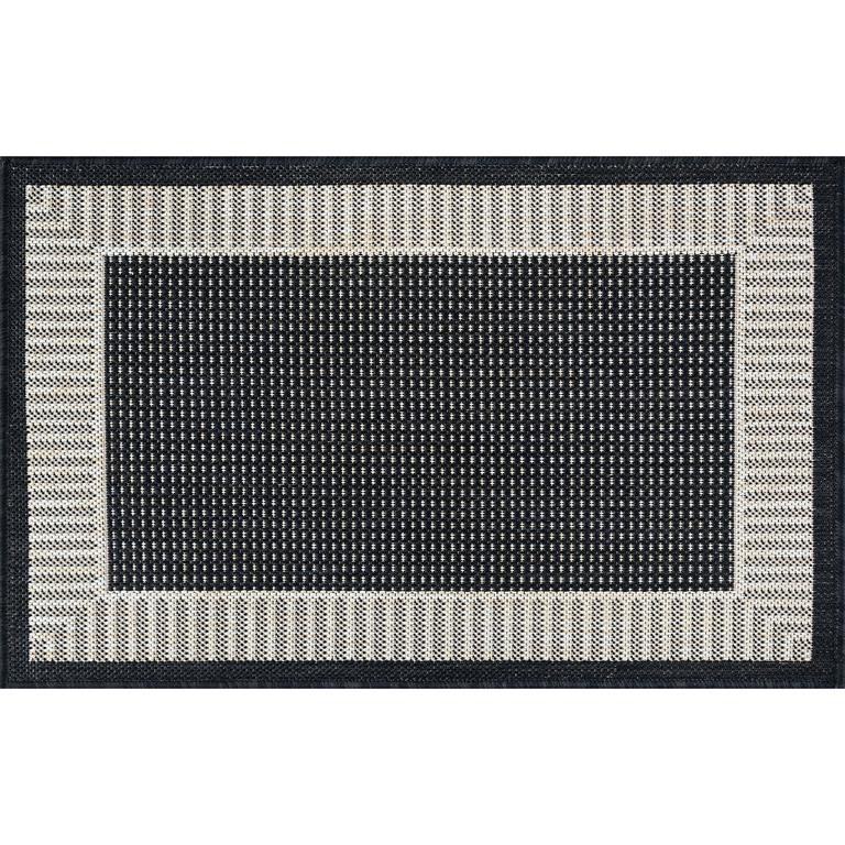 Tayse Eco Elgin ECO1100 Black Scatter Area Rug