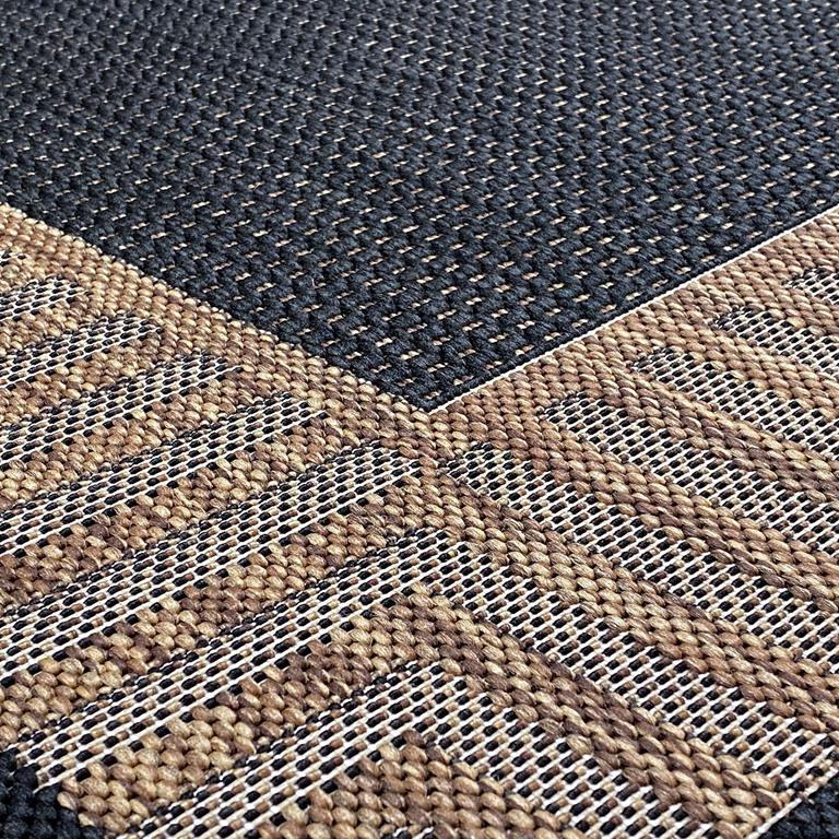 Tayse Eco Elgin ECO1101 Black Area Rug Swatch