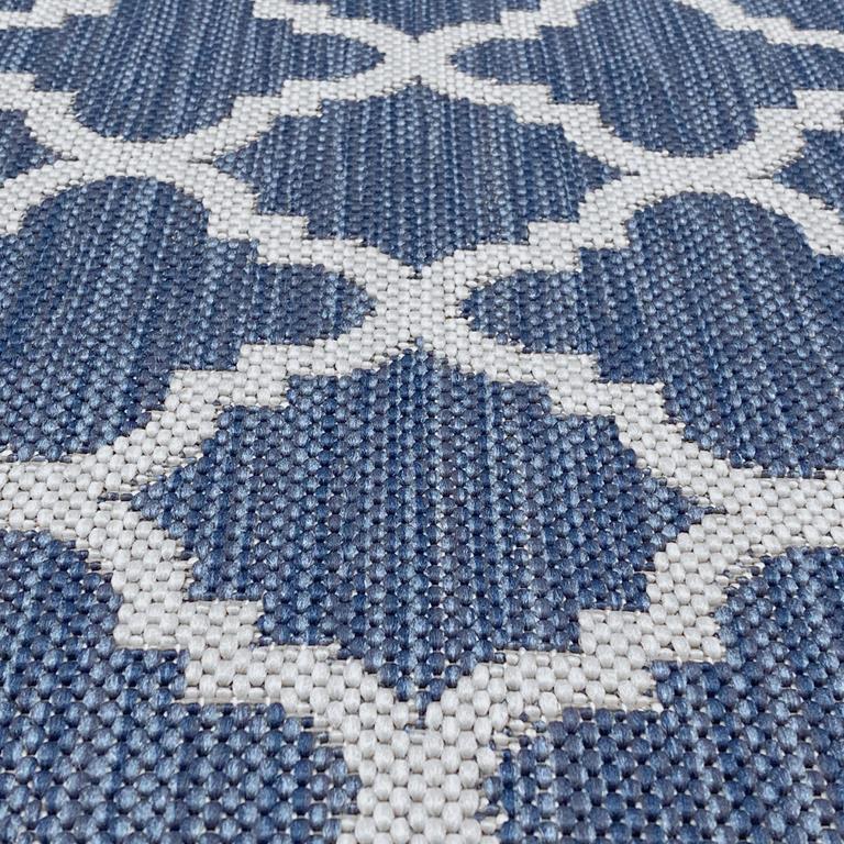 Tayse Eco Shaila ECO1302 Blue Area Rug Swatch