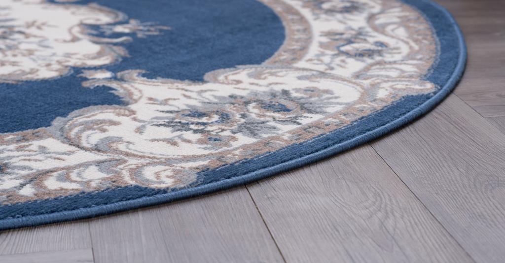 Tayse Hampton Jolie HMP3907 Navy Area Rug Corner 2