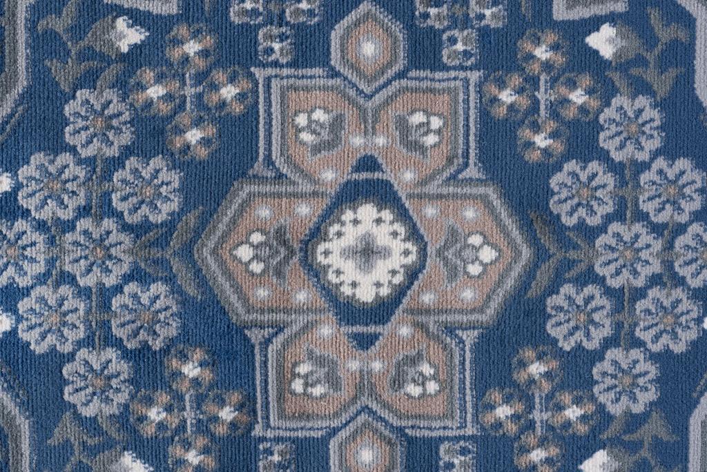 Tayse Hampton Logan HMP4007 Navy Area Rug Swatch