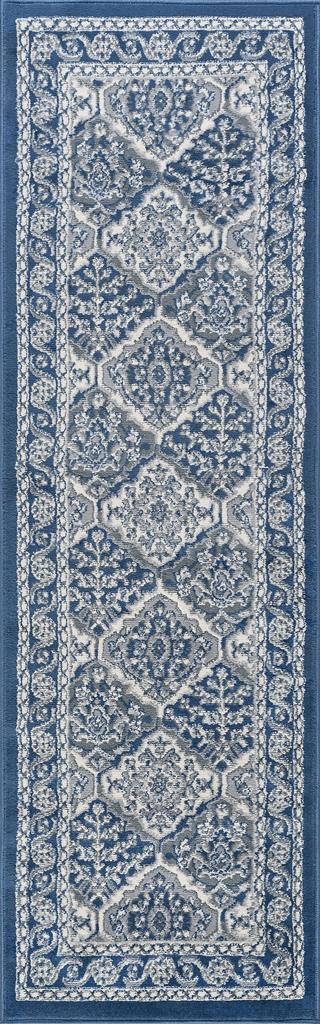 Tayse Hampton Oxnard HMP4207 Navy Runner Area Rug