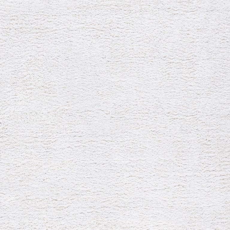 Tayse Soho Shag Milly SOH1300 White Area Rug Swatch