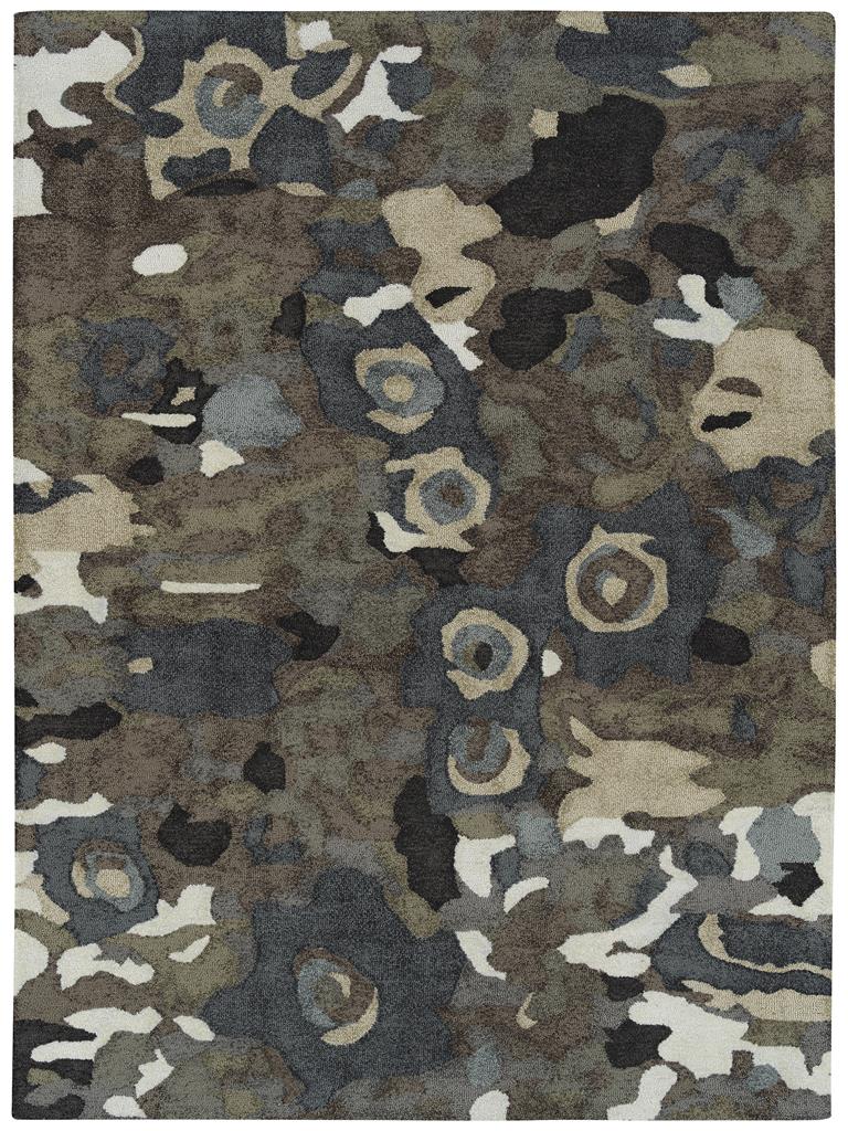 Flora Fantasies HFL01-75 Grey Area Rug