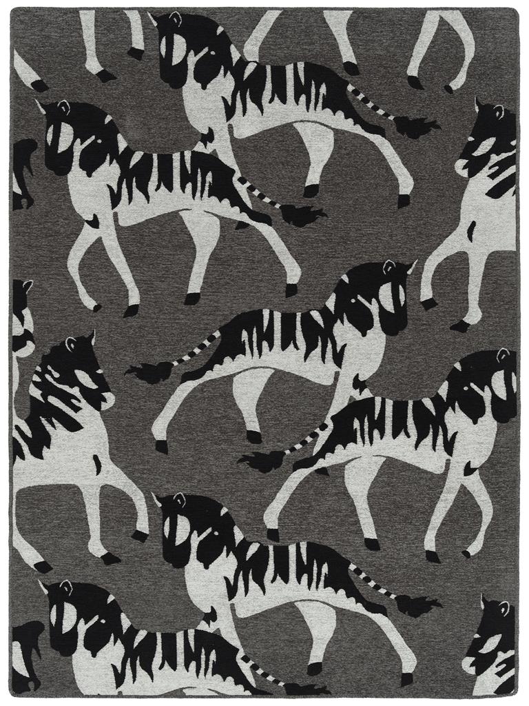Forever Fauna HFA02-38 Charcoal Area Rug