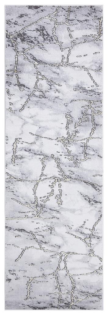 Concord Global Trading Brighton 8062 Dallas Gray Runner Area Rug