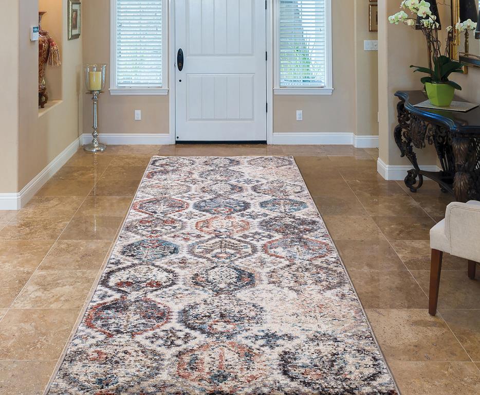 Concord Global Trading Pandora 8049 Moroccan Tiles Multi Area Rug
