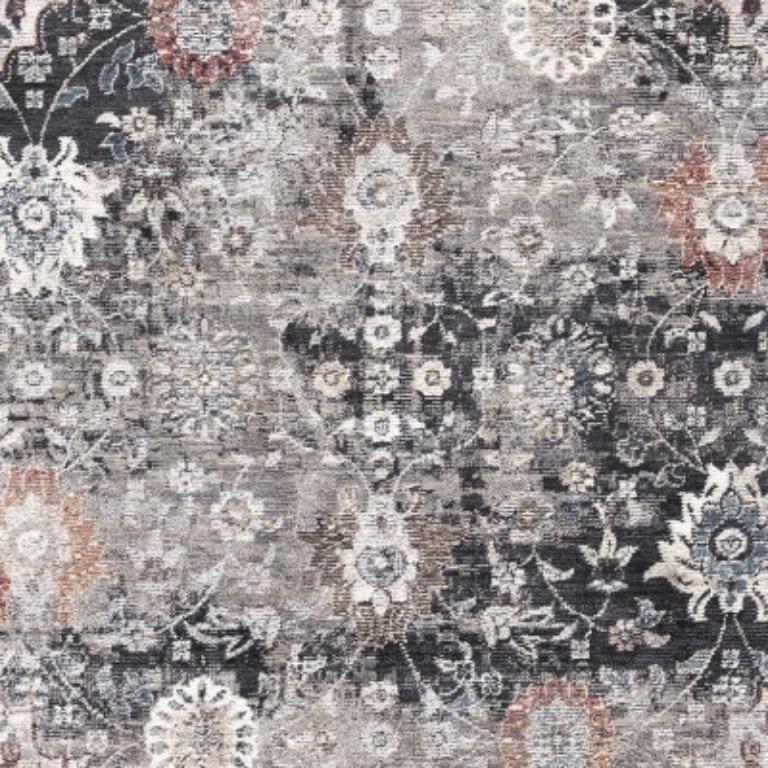 Concord Global Trading Pandora 8086 Royalty Gray Area Rug Swatch