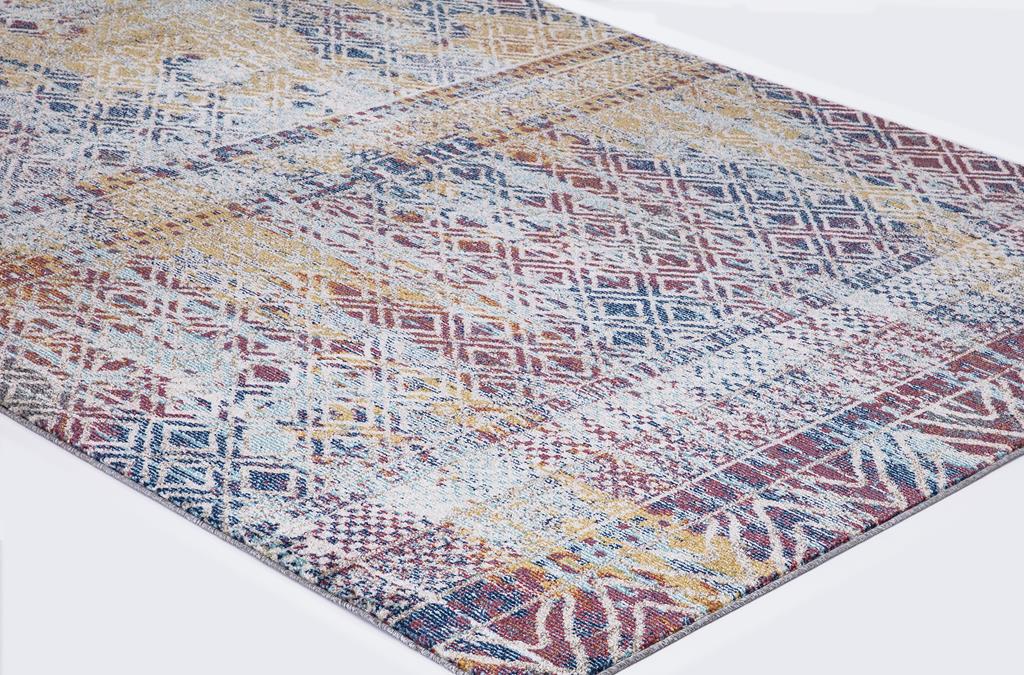 Concord Global Trading Vintage 7201 Piazza Multi Area Rug on Angle