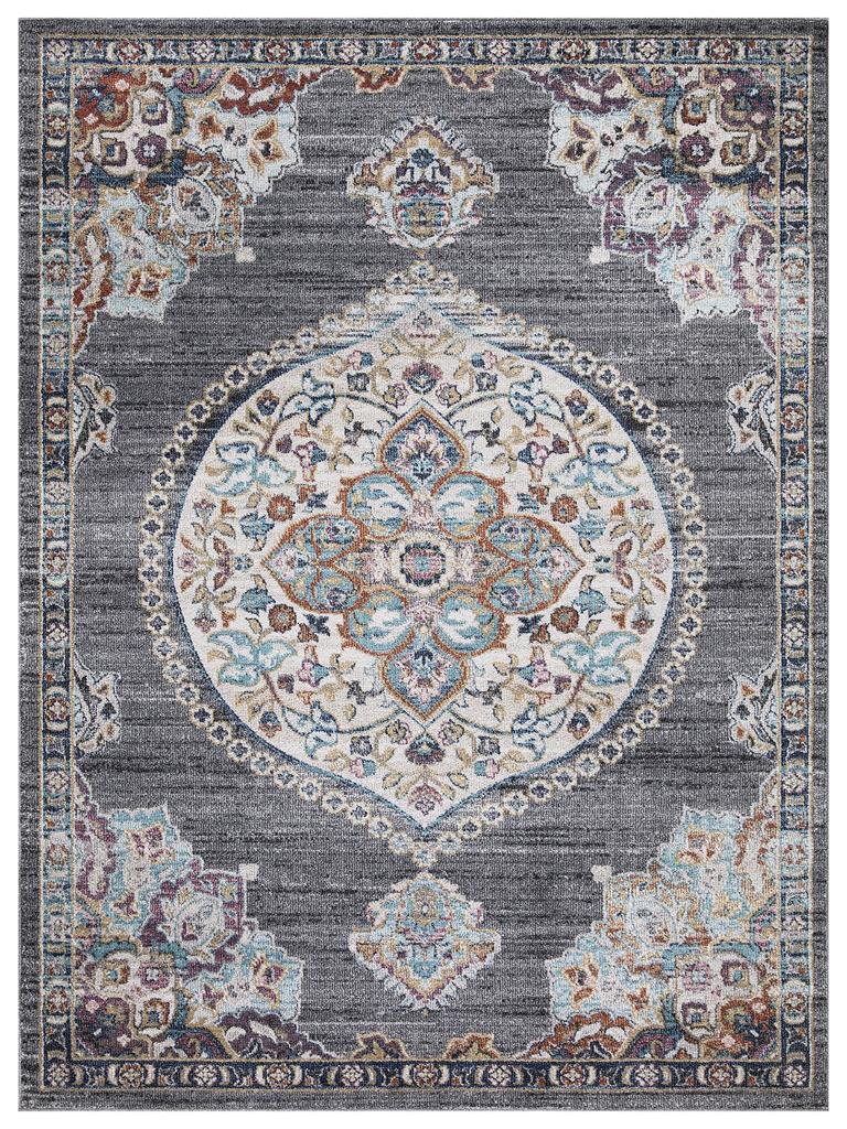 Concord Global Trading Vintage 7276 Vintage Oushak Gray Area Rug