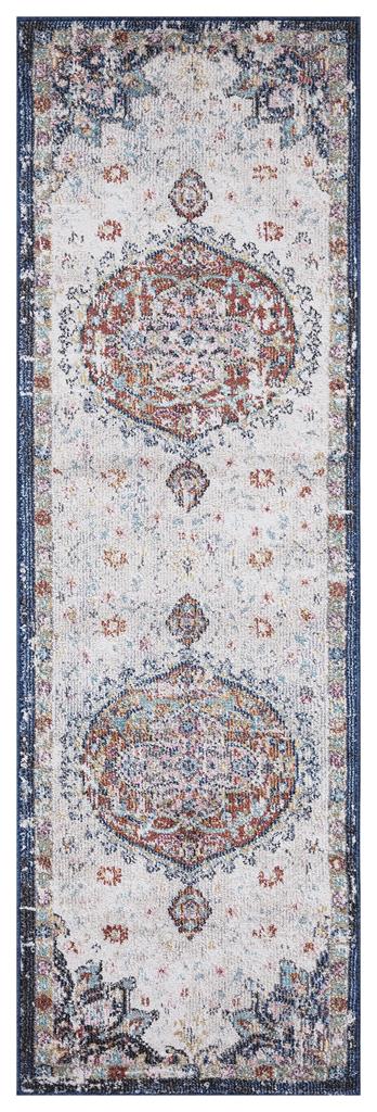 Concord Global Trading Vintage 7292 Florence Ivory Runner Area Rug