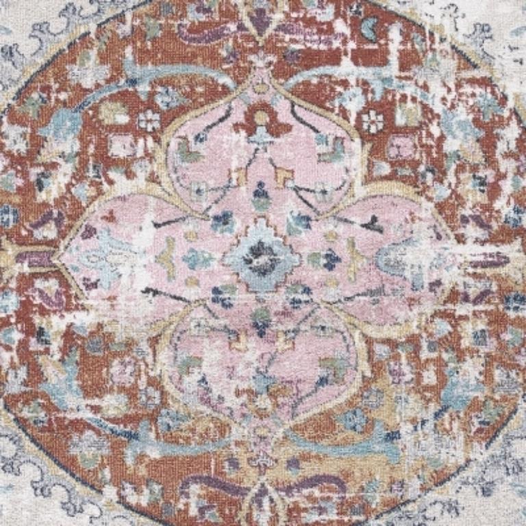 Concord Global Trading Vintage 7292 Florence Ivory Area Rug Swatch