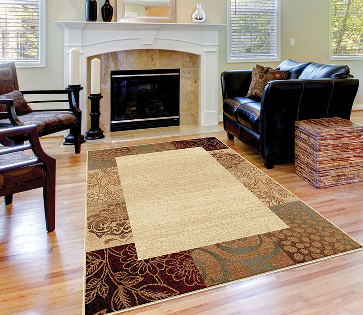 Tayse Elegance 5202 Ivory Area Rug Room Scene