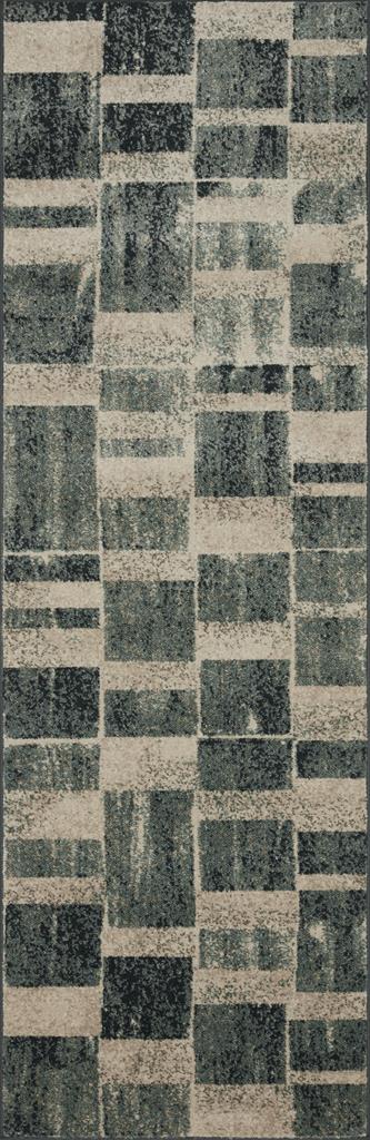 Loloi II Bowery BOW-03 Storm Sand Runner Area Rug