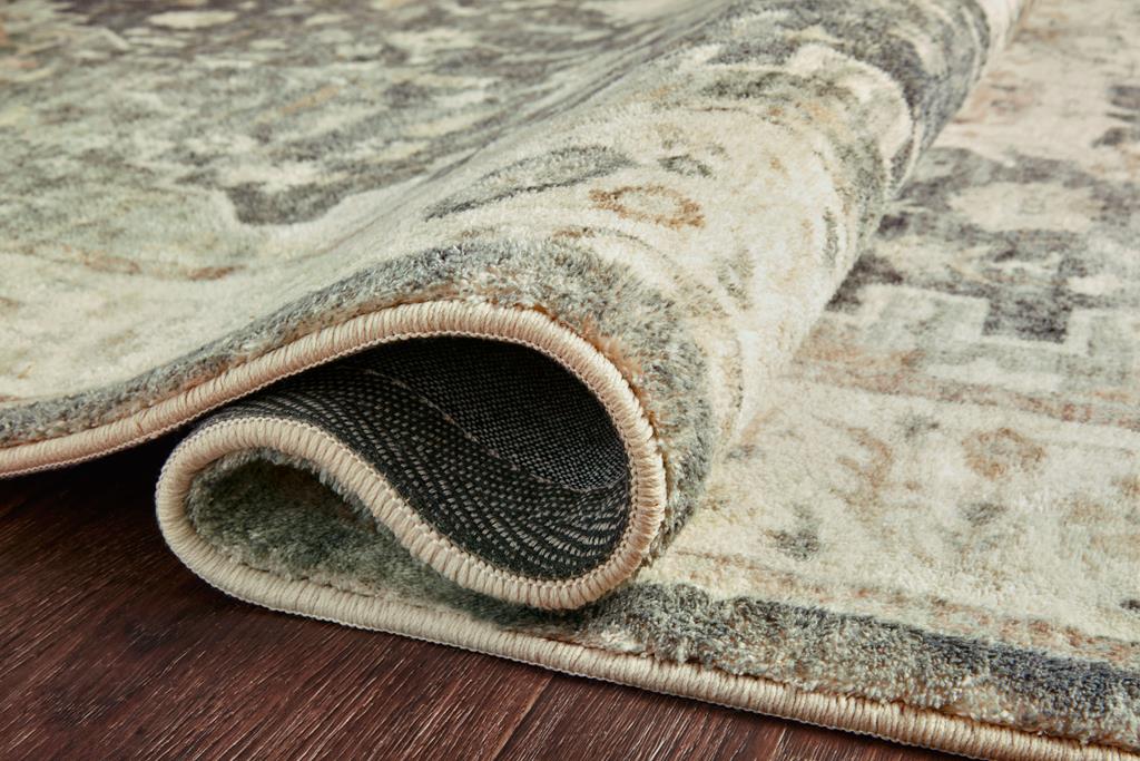 Loloi II Rosette ROS-09 Slate Ivory Area Rug - Carpetmart.com