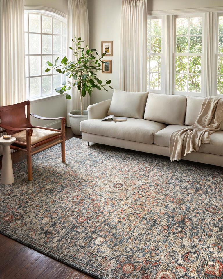 Loloi II Saban SAB-02 Blue Spice Area Rug Carpet Mart