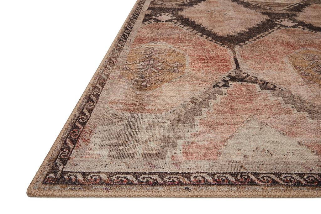 Loloi II Wynter WYN-08 Graphite Blush Area Rug Angle