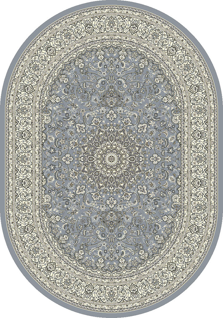 Ancient Garden 57119-4646 Steel Blue/Cream Area Rug by Dynamic