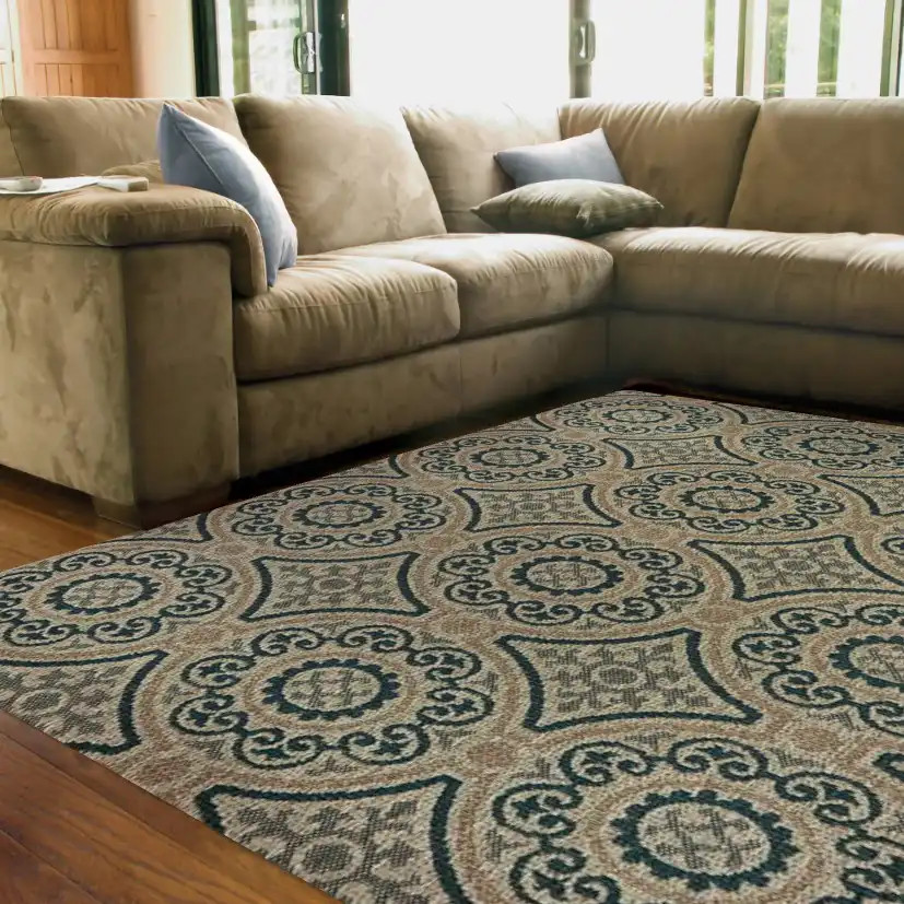 Oriental Weavers Latitude 609X Area Rug Room Scene