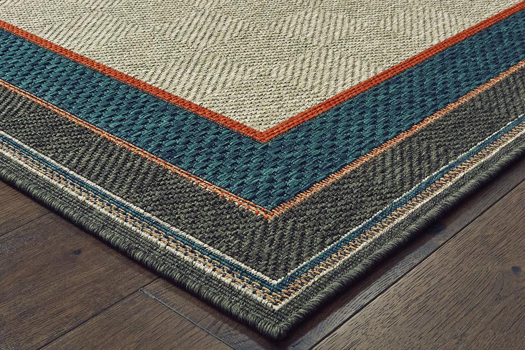 Oriental Weavers Latitude 8021L Area Rug Corner