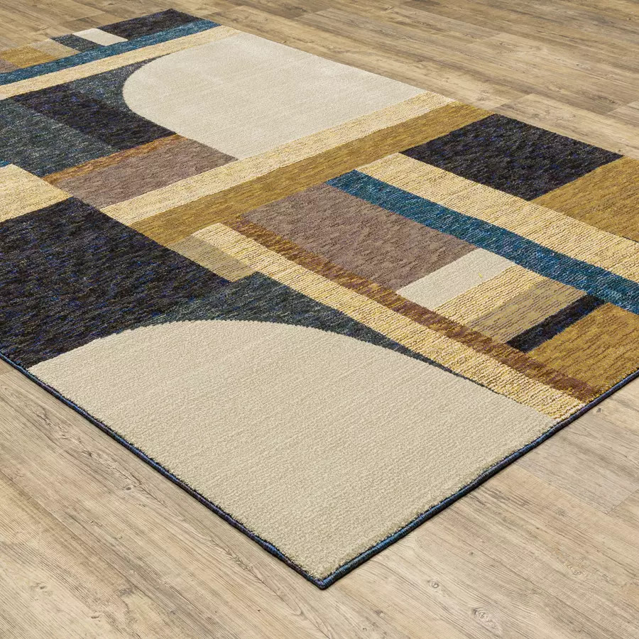 Oriental Weavers Strada STR01 Area Rug on Angle