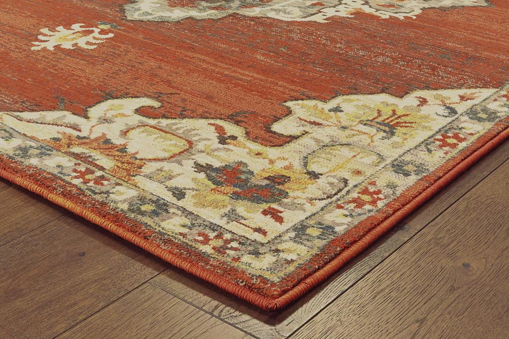 Oriental Weavers Toscana 9568B Area Rug Corner