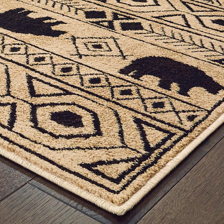 Oriental Weavers Woodlands 9651A Area Rug Corner