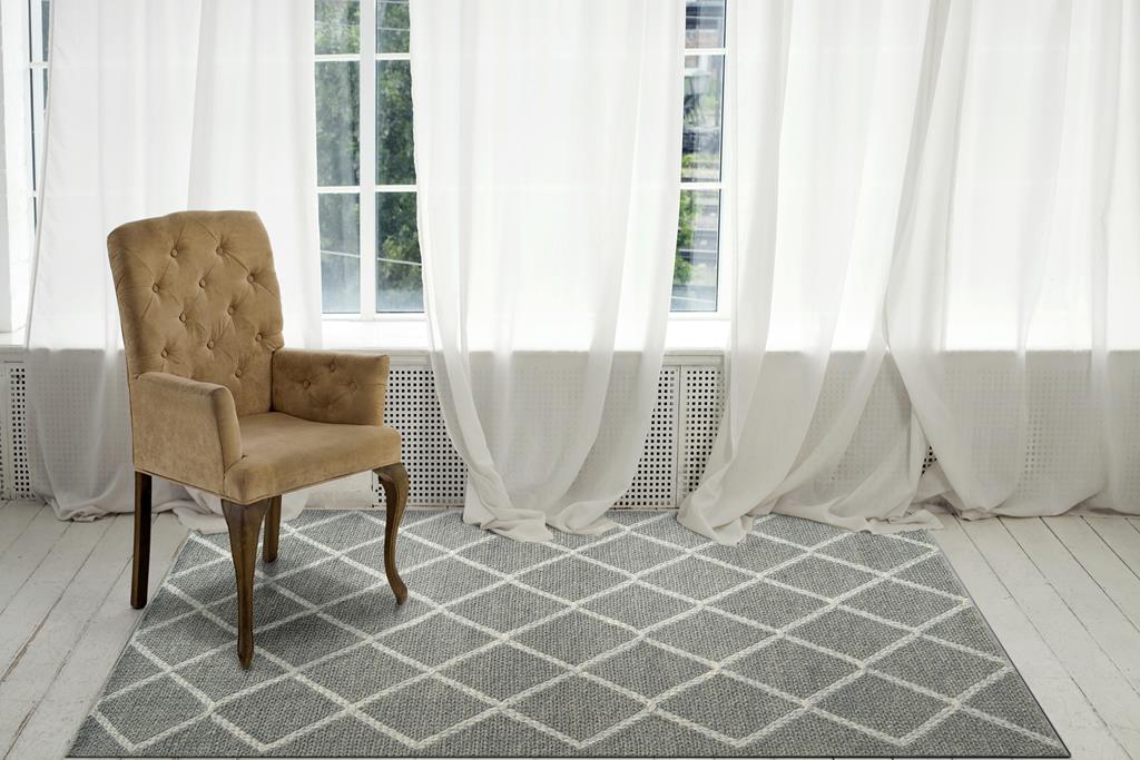 Dynamic Rugs Ava 5203-910 Grey Ivory Area Rug Room Scene