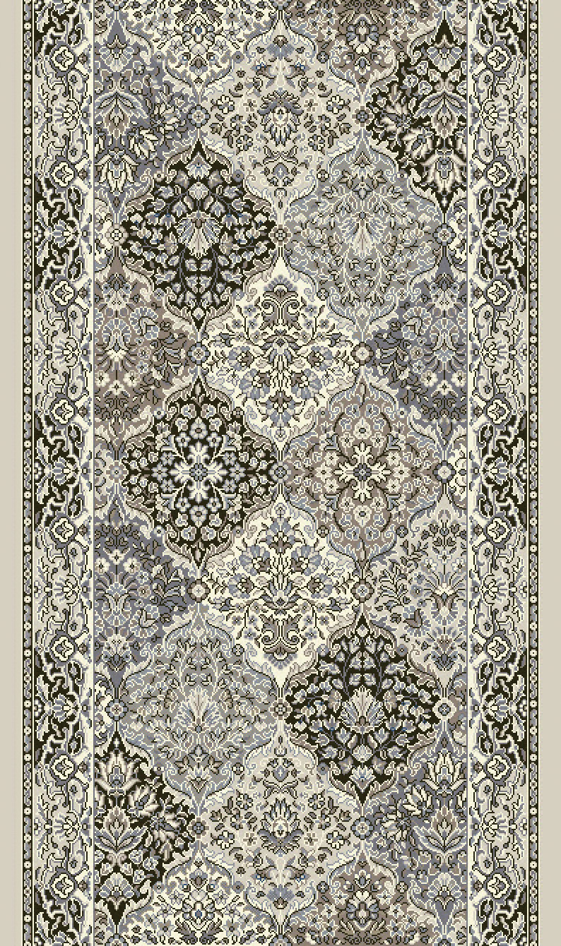 Dynamic Rugs Ancient Garden 57008-9696 Cream Grey 2'7