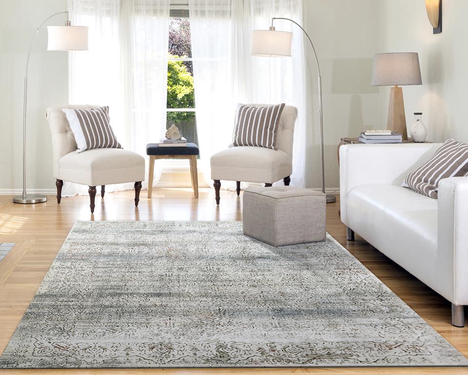 Dynamic Rugs Capella 7974-999 Grey Multi Area Rug Room Scene