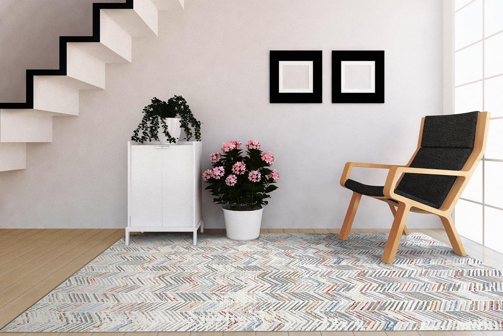 Dynamic Rugs Zen 8342-999 Grey Multi Area Rug - Carpetmart.com